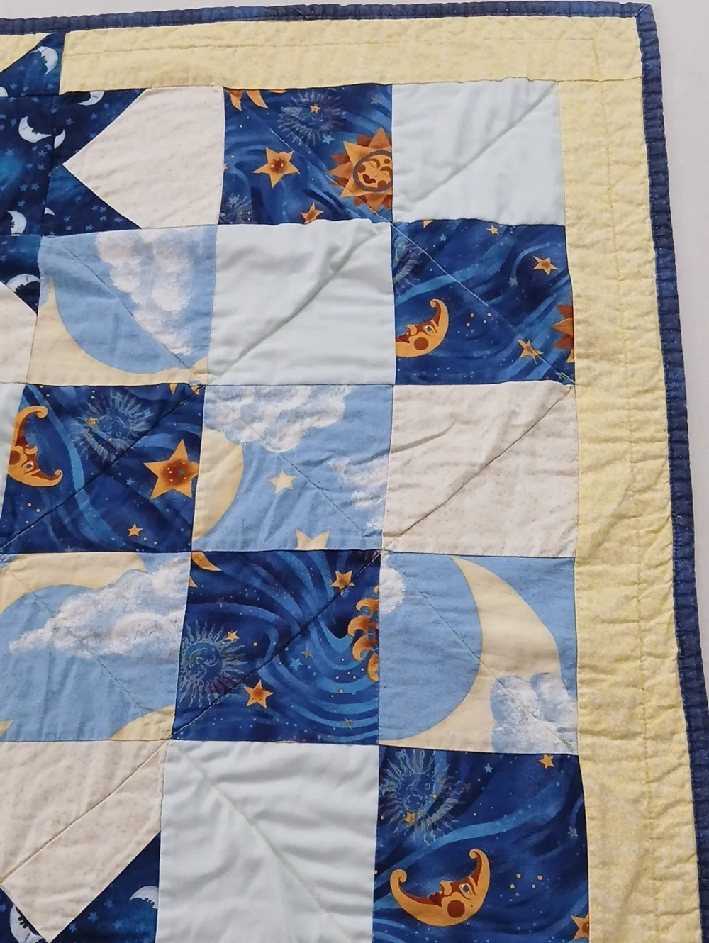 Homemade Celestial Mini Quilt